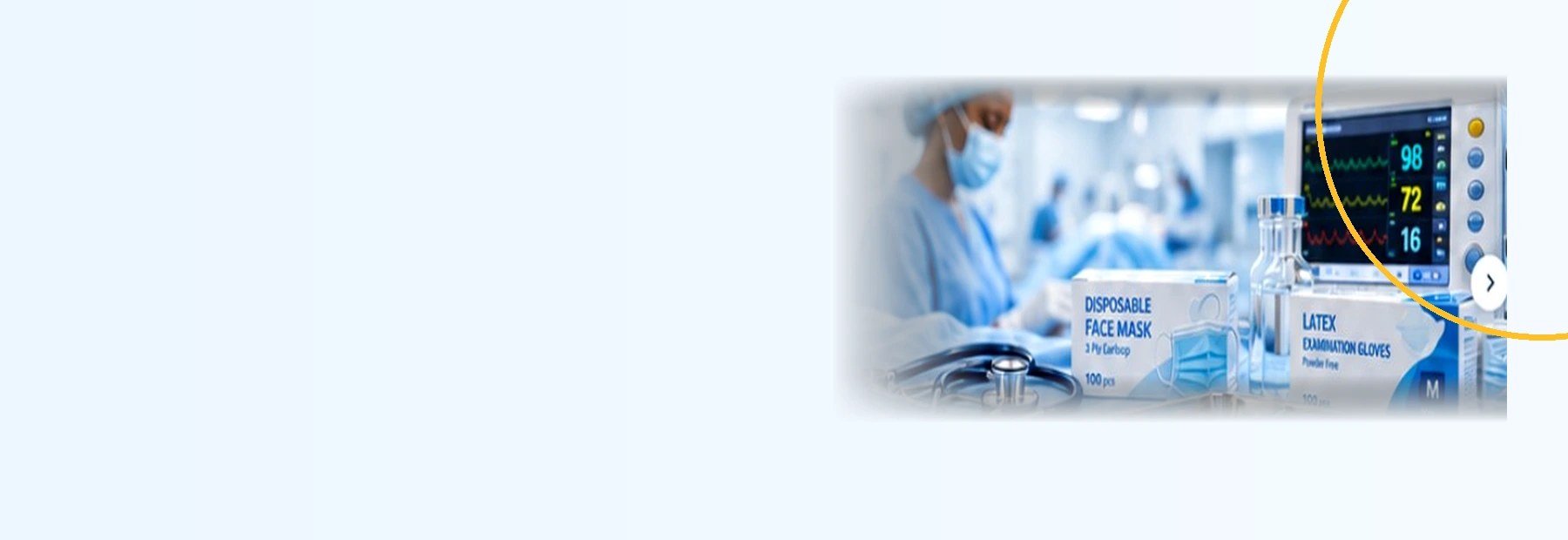 Medical products and healthcare equipment